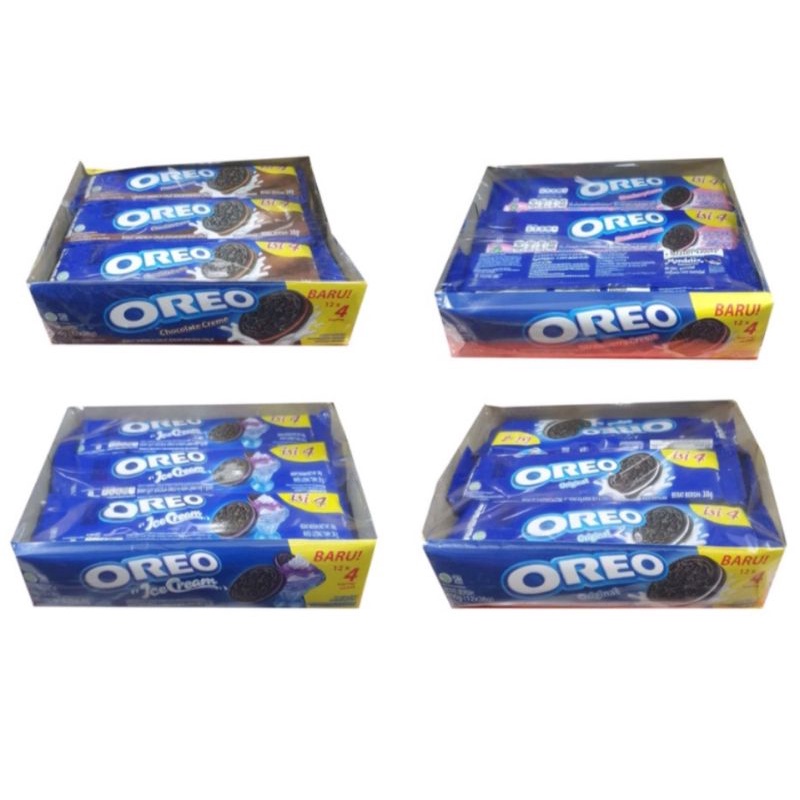 

Oreo biscuit 1 pack isi 12 Original vanila coklat dan blueberry Ready