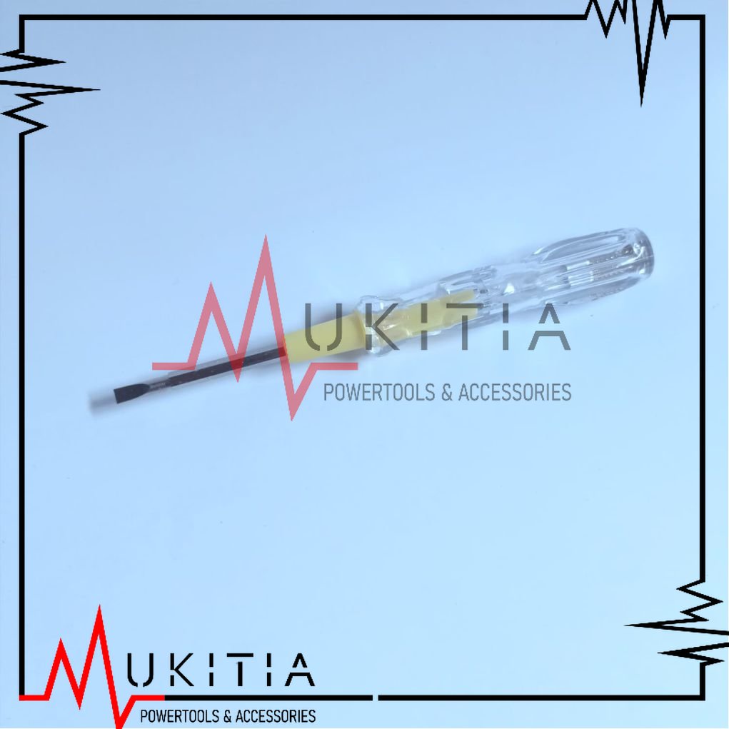 Obeng Tespen Kuning Bolak Balik Obeng Tes Elektrik Kecil Murah Small Test Pen Plus Minus Back & Fort