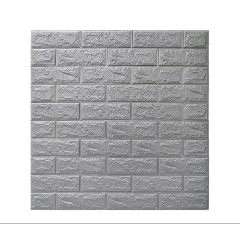 Wallpaper Dinding FOAM Timbul 3D Bata CLASSIC BRICK 70 x 77 cm / Wallpaper Bata 3D