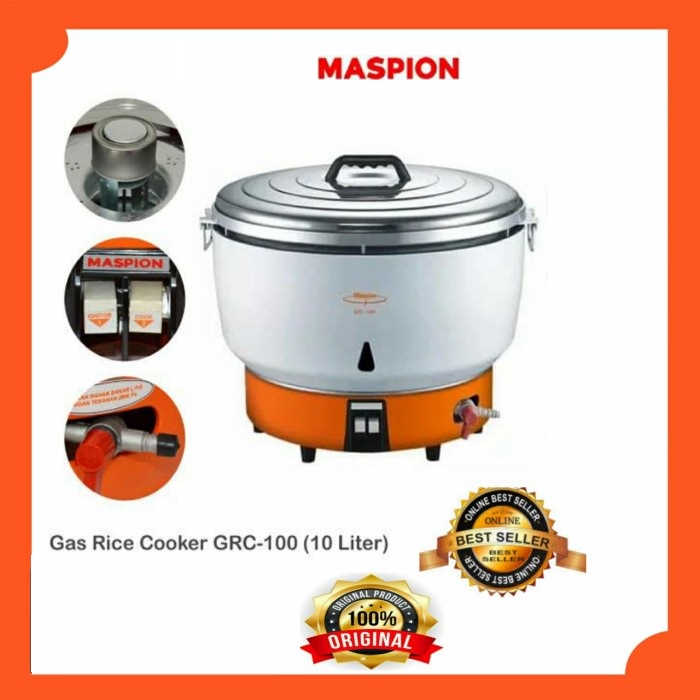 MASPION GAS COOKER / GAS RICE COOKER GRC-230 KAPASITAS JUMBO 23 LITER
