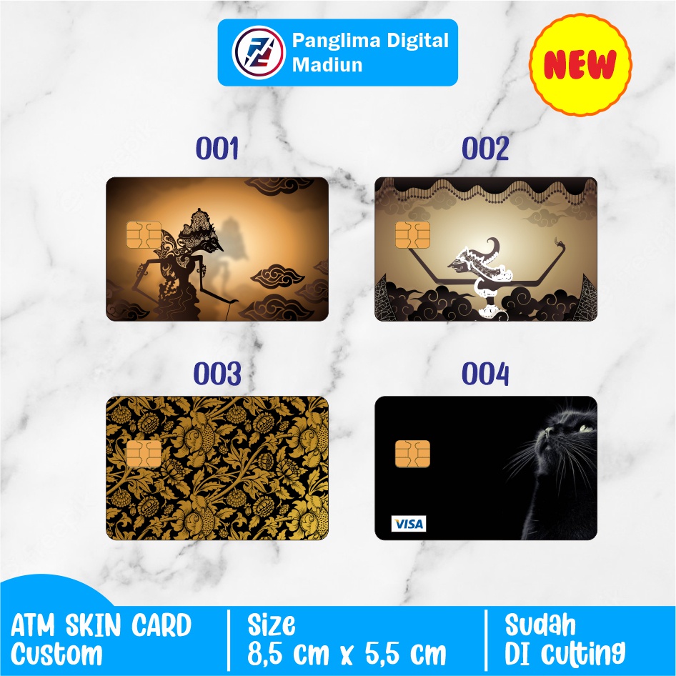

SKIN CARD HOLOGRAM CUSTOM | (Skin/Sticker kartu)