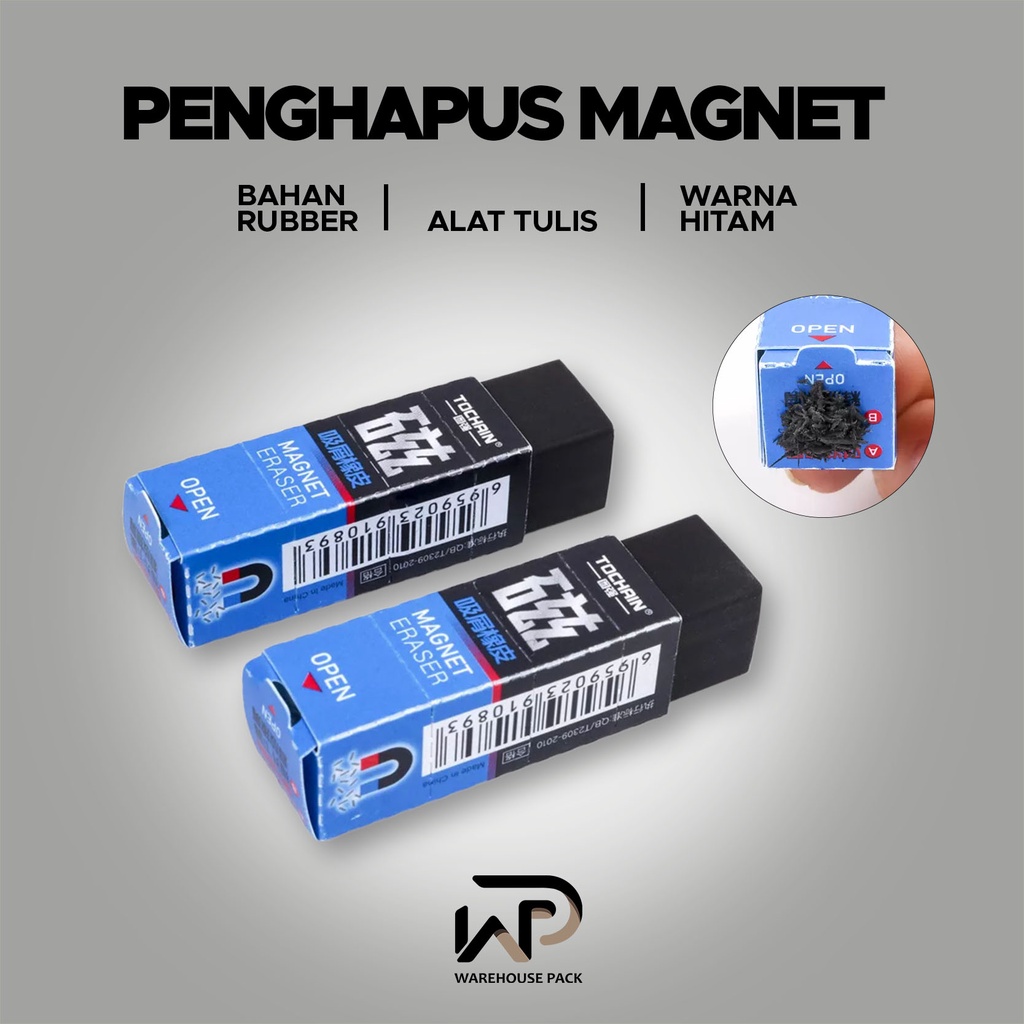 

Penghapus Pensil Magnet | Penghapus Pensil Hitam | Penghapus Panjang