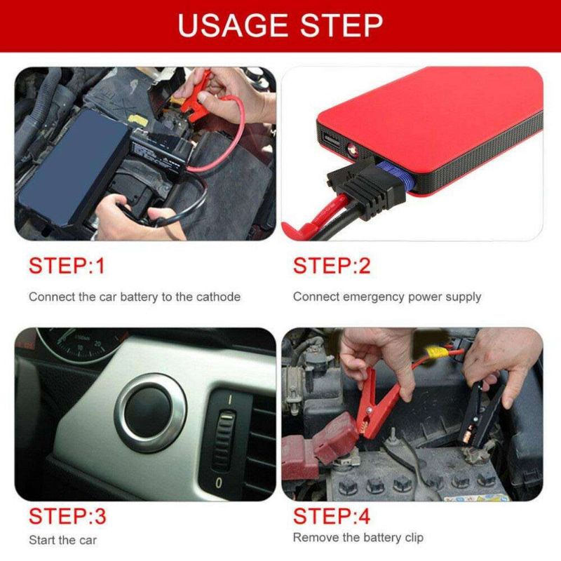 Power Bank Jumper Aki Mobil 10.000mah USB Power Bank Car Jump Starter