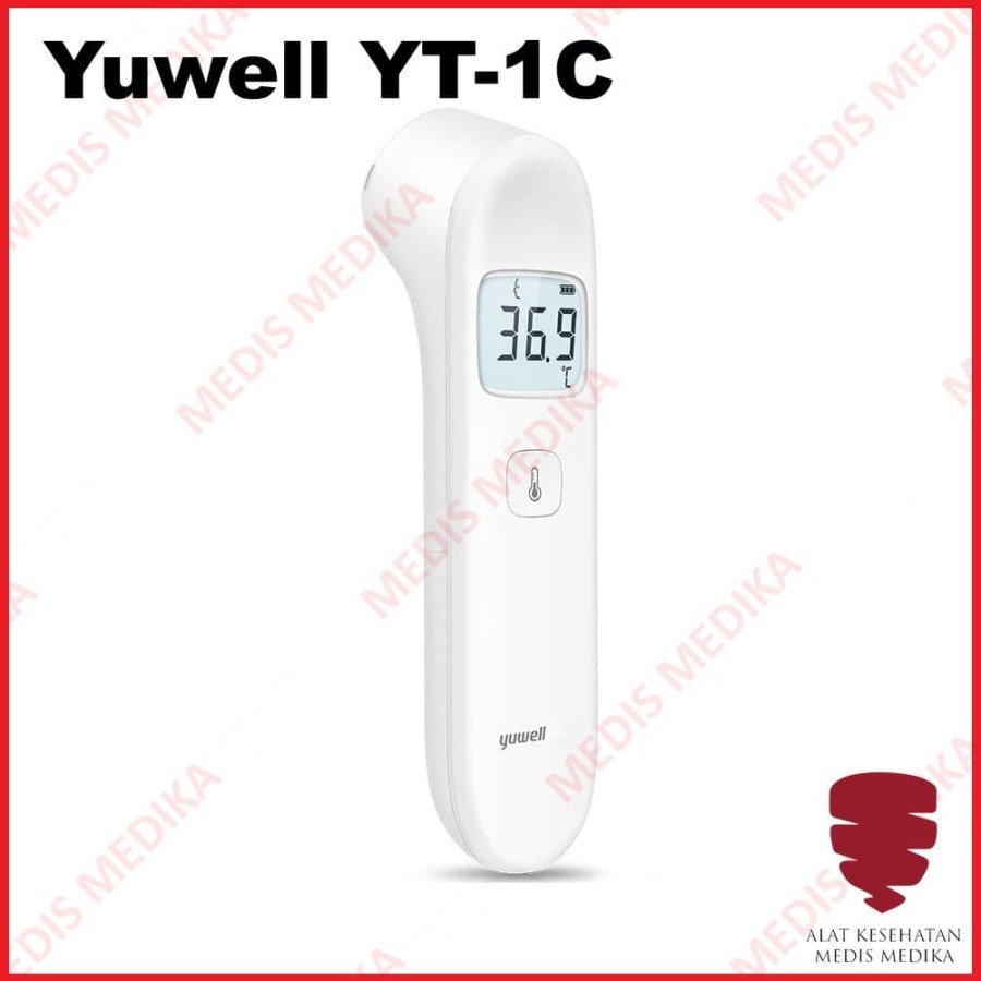Thermometer Infrared Pengukur Cek Suhu Badan Termometer Digital Tembak