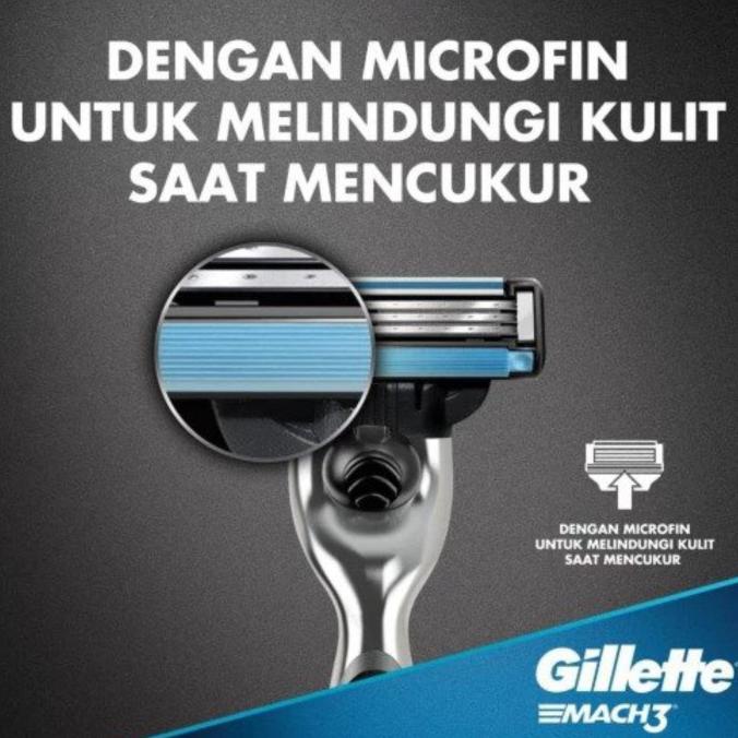 Gillette Mach 3 Pisau Cukur / Alat Cukur