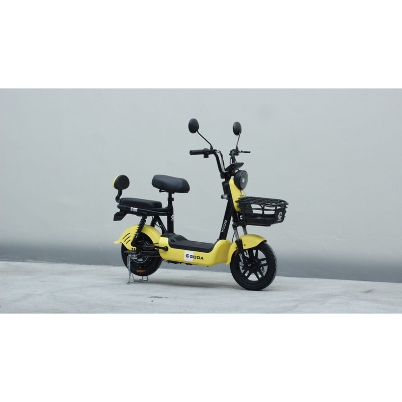 sepeda listrik GODA removable battery aki portable motor listrik hemat bbm ready makassar murah