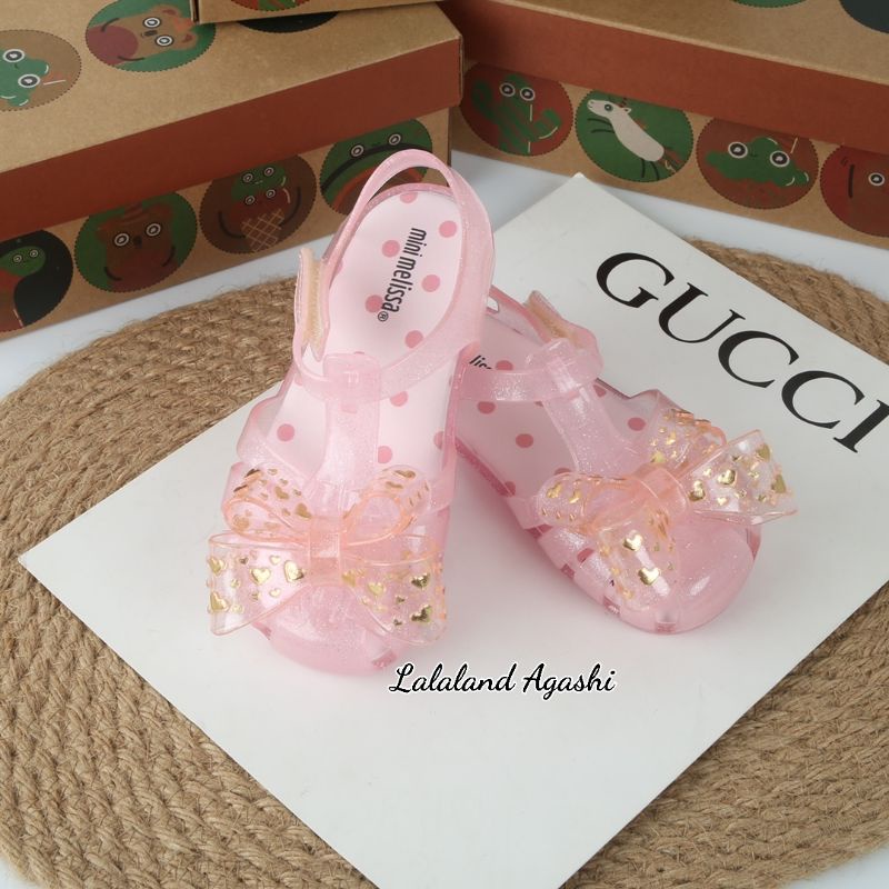 Sepatu sandal mini melissa Aranha XIII /sepatu Melissa anak cewek/sepatu jelly anak