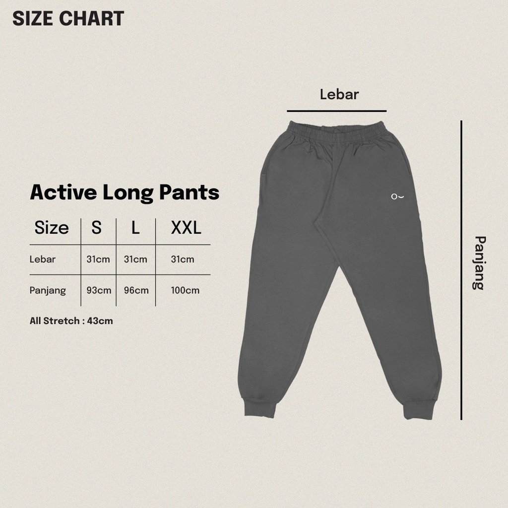 Bundling Active Set (Long Pants + Oversize Crop Top)