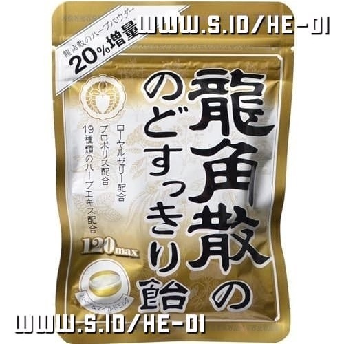 

Ryukakusan Throat Refreshing Herbal Candy/龍角散/Permen Ryukakusan - Honey