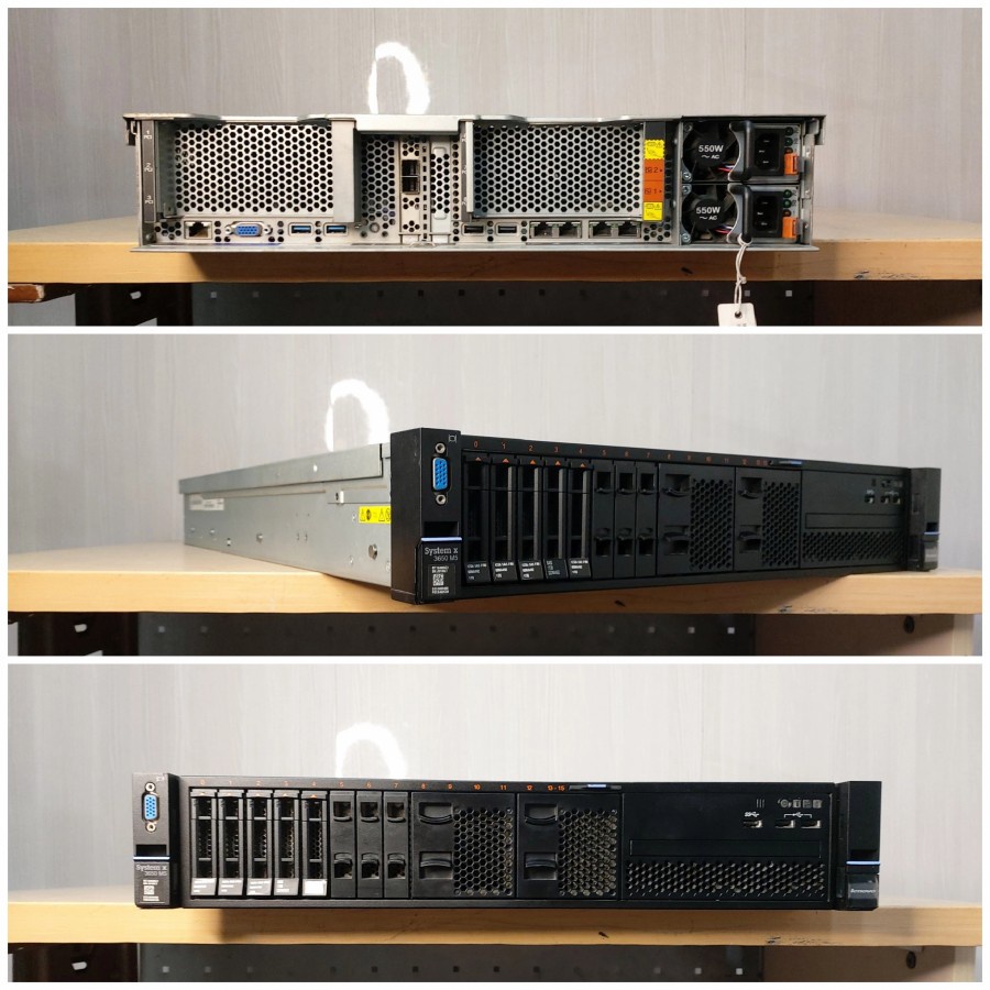Server Sistem Ibm X3650 M5 2U  Ram 64Gb Ddr4 hdd 2Tb