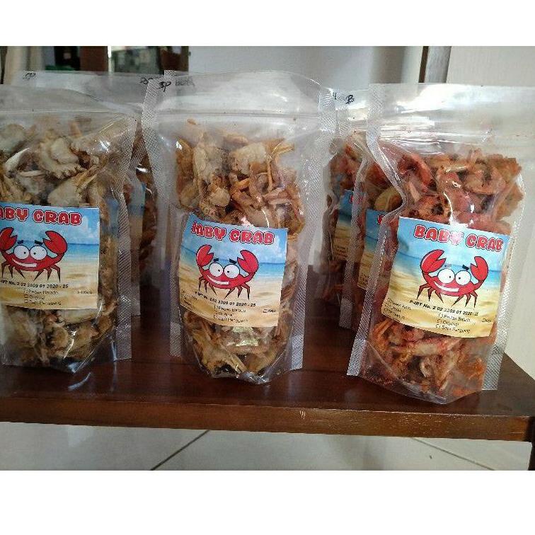 

㊖ BABY CRAB CRISPY (50GR) BABY RAJUNGAN | KEPITING KRIUK | CAMILAN | SEAFOOD |CRAB KRIPS ☮