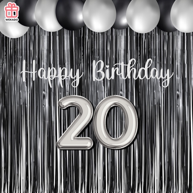 𝐖𝐄𝐊𝐀𝐃𝐎 - PAKET SET DEKORASI ULANG TAHUN/ HAPPY BIRTHDAY
