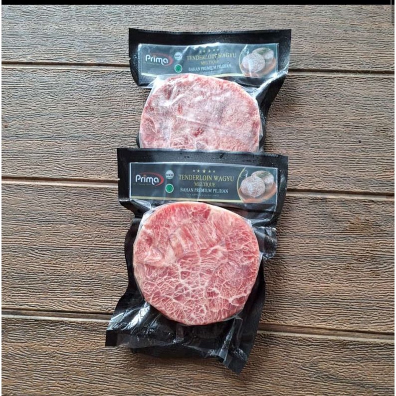 

daging steak ribeye wagyu meltique premium halal mui 200 gr