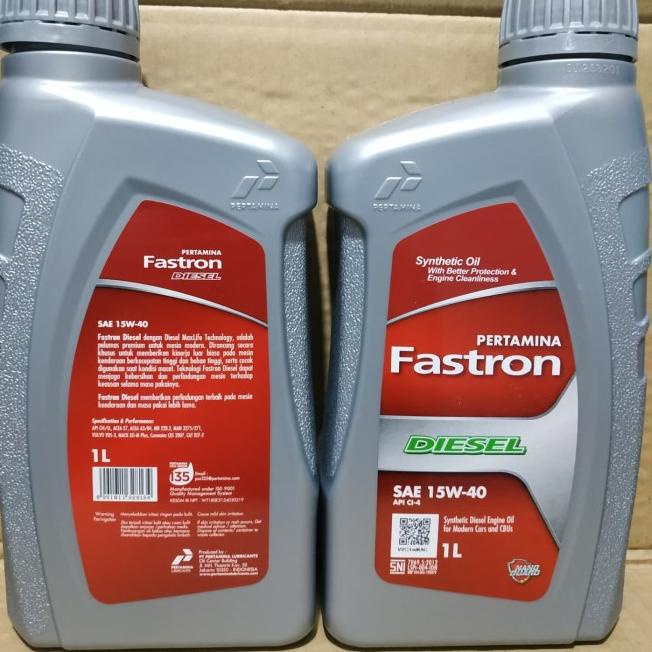 Pertamina Fastron Diesel 15w-40 (Ori 100%) Kemasan Baru