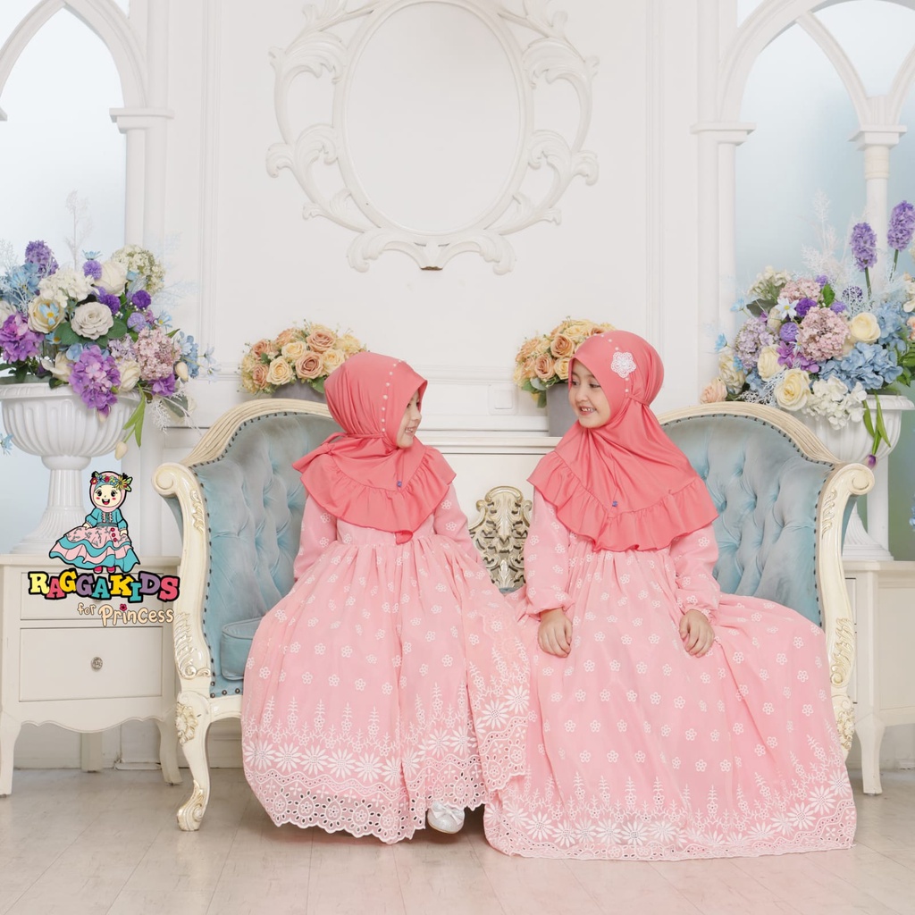 RAGGAKIDS Gamis Anak princess | gamis bordir cantik Jameelah series