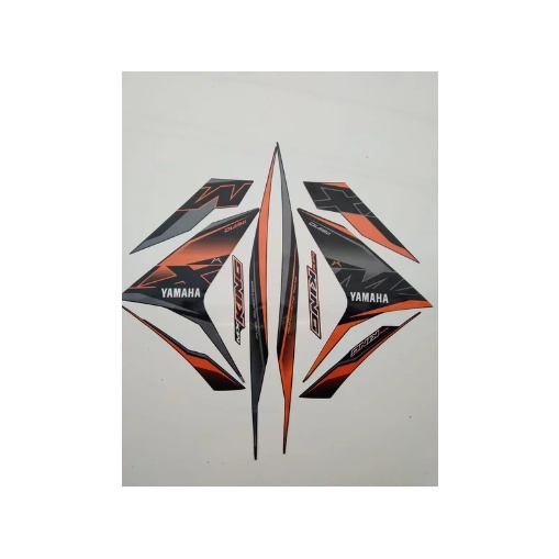 Striping Lis Stiker Yamaha MX King 150 Facelift Metalic Orange 2019 Original