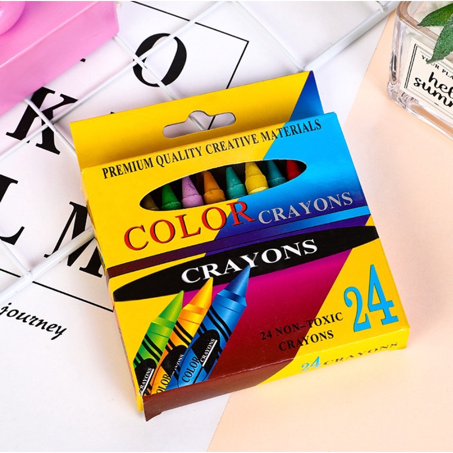 

Crayon Set Anak 24 Art set krayon, Pensil Crayon (isi 24 Warna)
