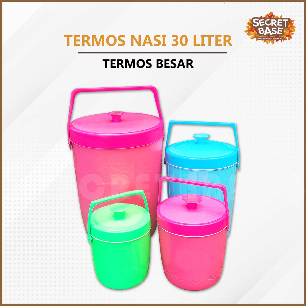 TERMOS NASI - Termos Es / Rice Bucket / Ice Bucket 6L 8L 17L 30 Liter / Tempat Nasi (2)