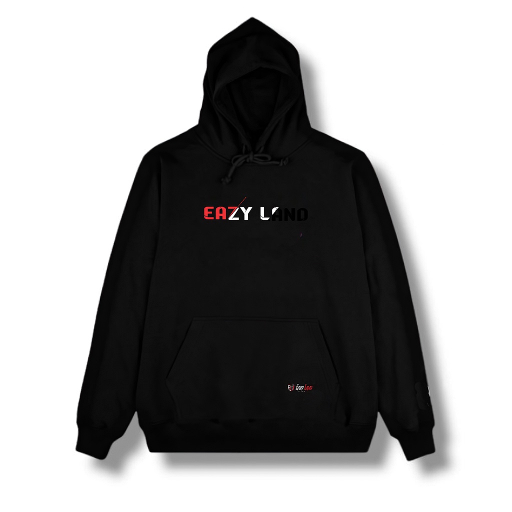 Sweater Hoodie Pria Wanita Brand Eazy Land Good For The Future Motif Simpel Sweatshirt Kupluk Warna Hitam Hodie Cowok Fashion Terbaru Jaket Flece Katun Warna Hitam Banyak Varian Gambar