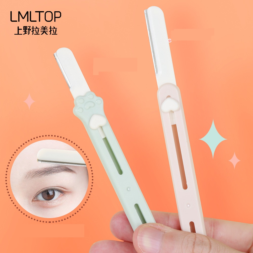 RAZOR ALIS 2 SISI TAJAM EYEBROW RAZOR ALAT POTONG ALIS BULU MUKA PREMIUM TAJAM