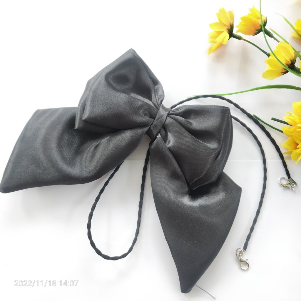 STRAP MASKER PITA KAIN SATIIN DAN SIFON tali masker konektor masker