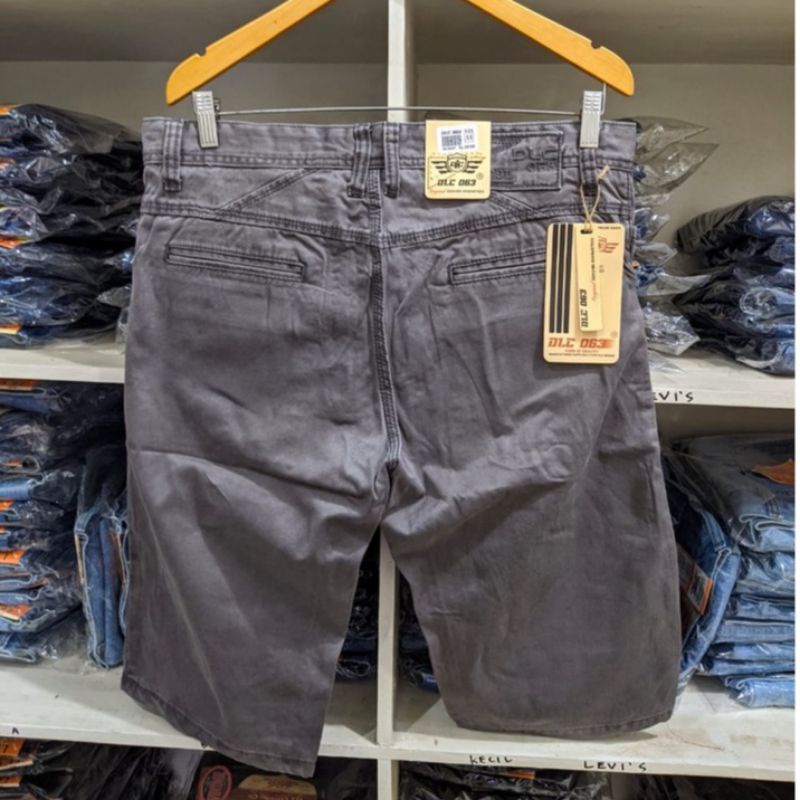 Celana Pendek Kanvas Original Dlc 063 // Celana  Pria Kanvas Minyak