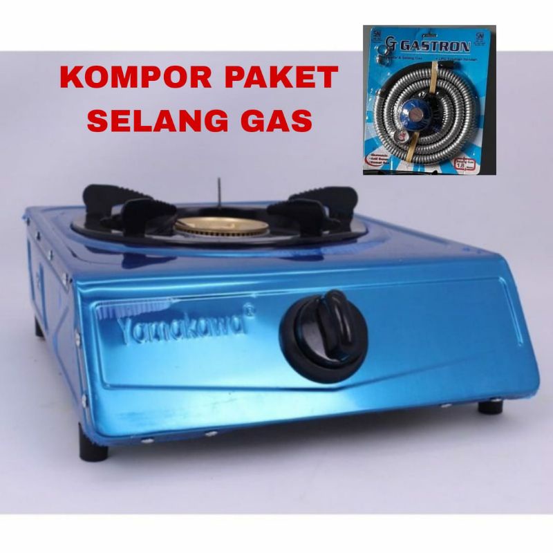 kompor tecstar / kompor tectar 1 tungku stainless steel 388 - CSY