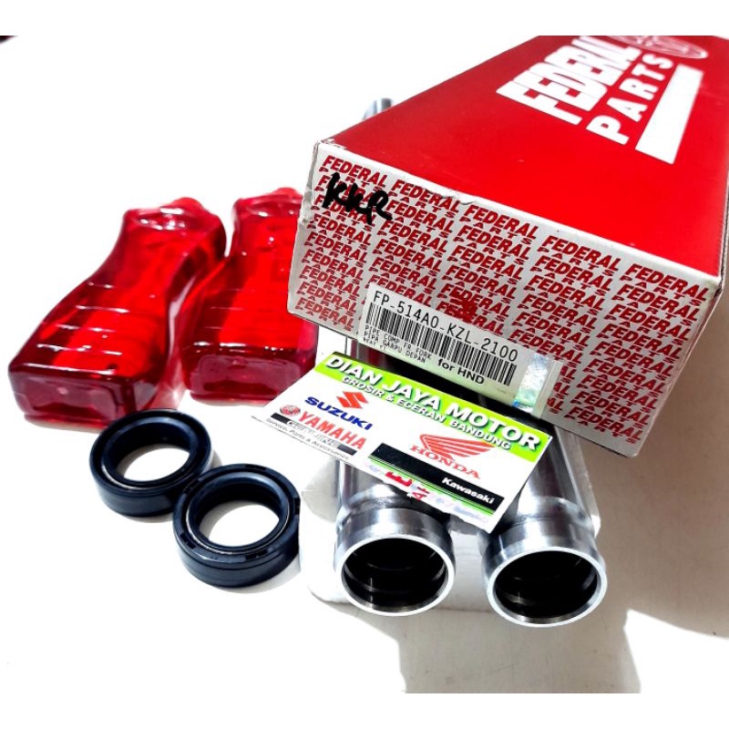 ID (FEDERAL) PAKET AS SHOCK BREAKER DEPAN KZL FEDERAL + OLI SOK + SIL SOK HONDA BEAT FI VARIO 125