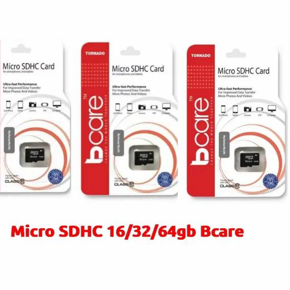 Bcare Micro SD 32 / 64 Memory Card MicroSD HC Class10 Kartu Memori - 64 gb