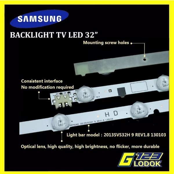 Backlight TV Samsung 32 Inch UA32F5000 4000 5500 4150 6100 6400 5105