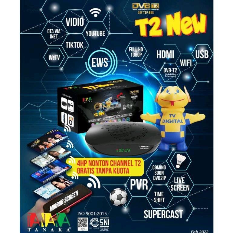 set topbox setobok dvb stb tv digital tanaka t2 new