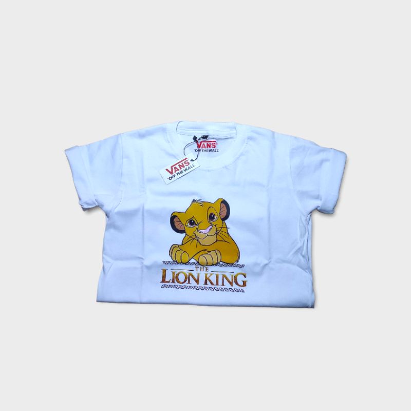 kaos anak baju anak kaos anak vans LlON KlNG katun combed 24s super soft handfield.