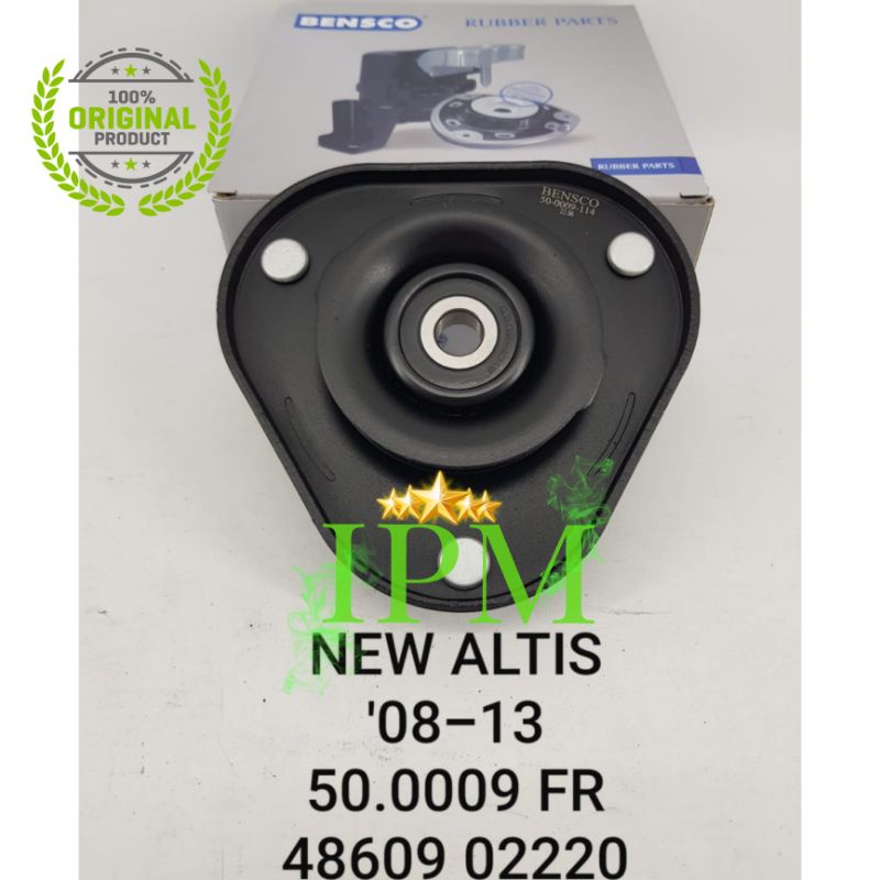 SUPPORT SHOCK DEPAN STRUT MOUNT TOYOTA NEW YARIS 2008-2013 ORI BENSCO GARANSI