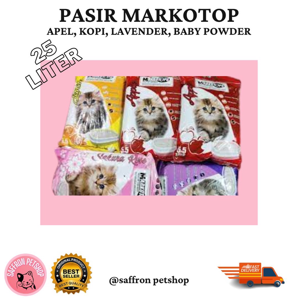 Jual Pasir Kucing Litter Cat Markotop Liter Shopee Indonesia