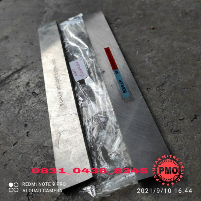 pahat bubut M42 HSS 6 X 25 X 200mm merk BOHLER pahat bubut potong (P)