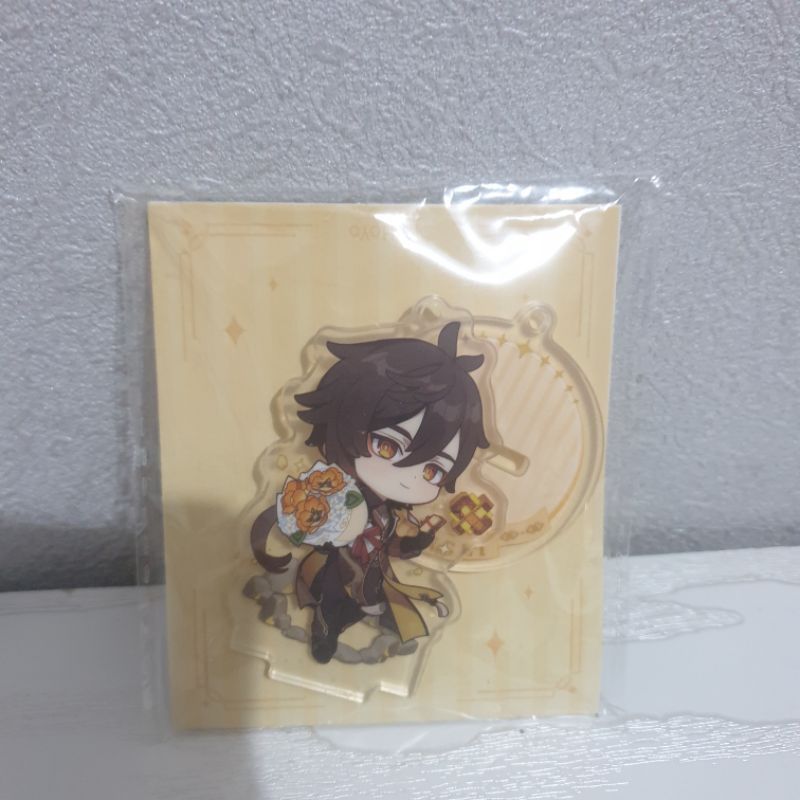 [Ready] Genshin Zhong Li Zhongli Rex Lapis Chibi Valentine Standee