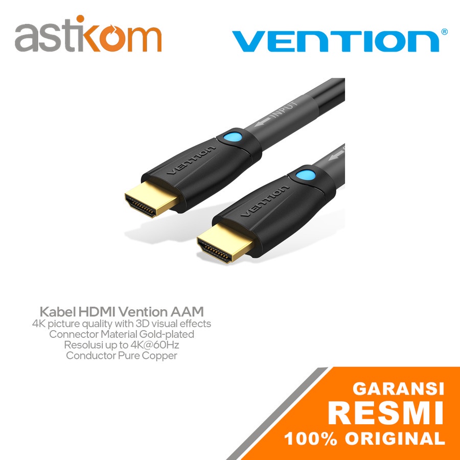 Kabel HDMI Vention 2.0 2M 3M 5M 10M 4K 60Hz AAM