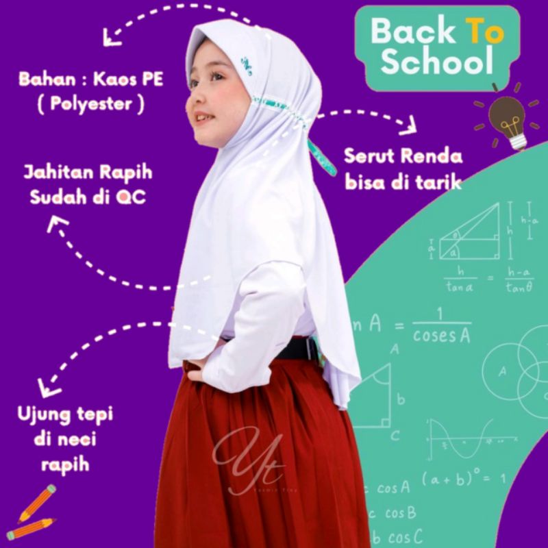 kerudung hijab jilbab sekolah