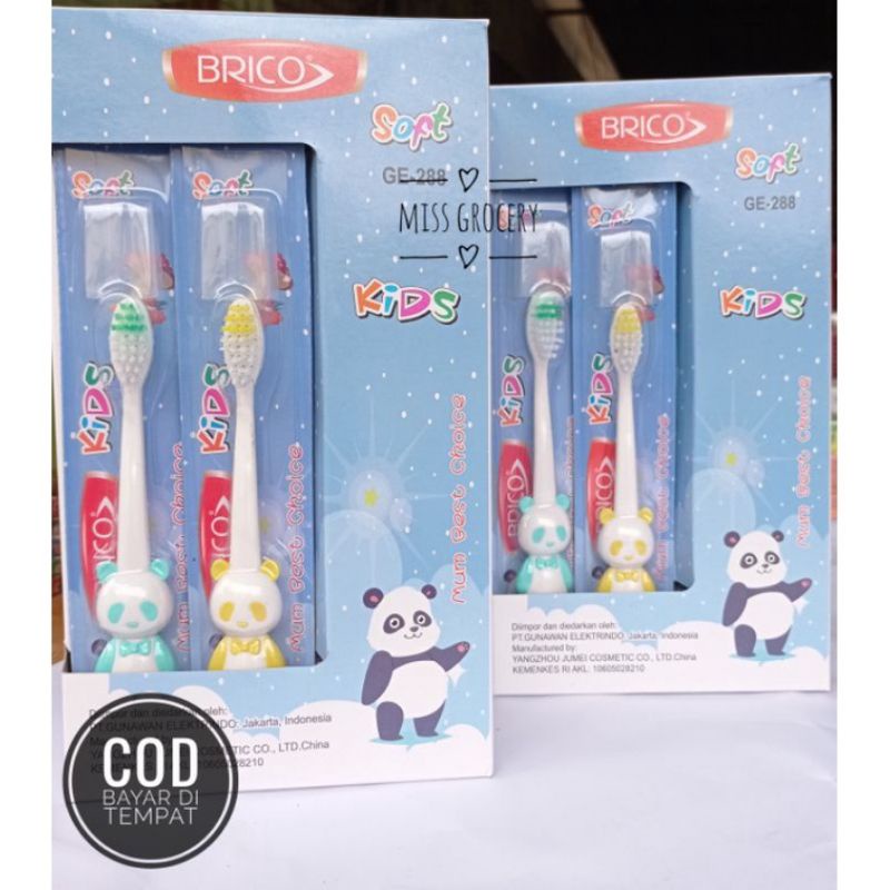 (1 pcs) BRICO KIDS_Sikat gigi Karakter/sikat gigi anak/sikat brico/briko