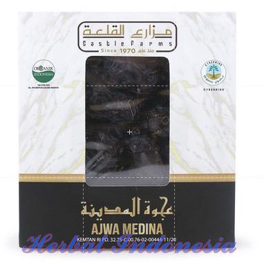 

TERBAIK KURMA AJWA MEDINA 250GR CASTLE FARMS | AJWA MEDINA ORIGINAL DISCOUNT