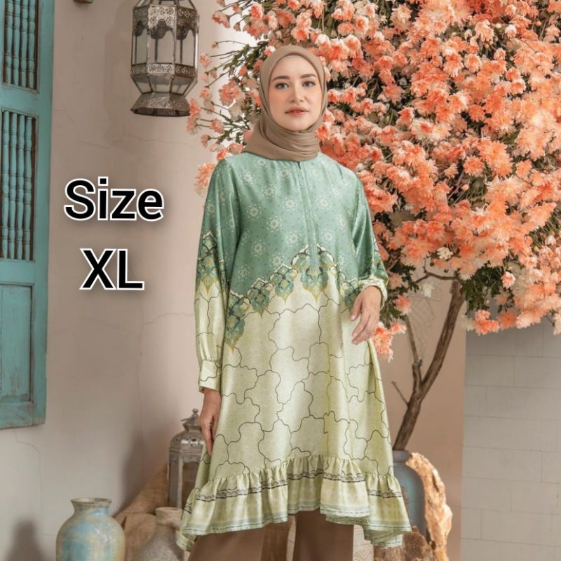 12.12 TUNIK HEAVEN LIGHTS NEW   GAURI TUNIK SEAGRASS TUNIK HL SIZE XL by Heaven Lights