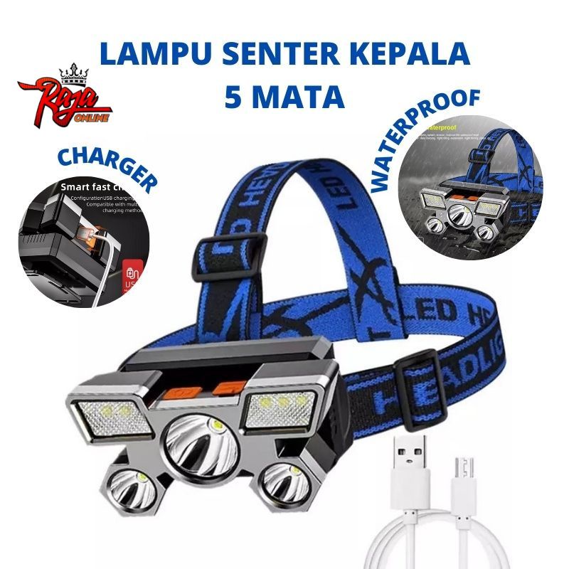 L-T21 senter kepala mini 3 mode 50w