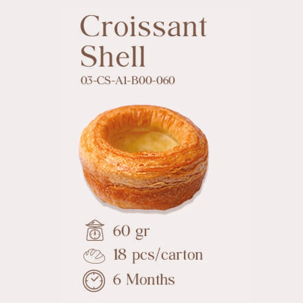 

CROISSANT SHELL FRESH/READY-TO-EAT (KARTON)
