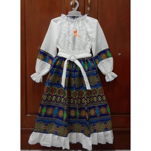 Gamis batik anak perempuan gamis batik anak batik anak baju batik anak perempuan kombinasi batik ana