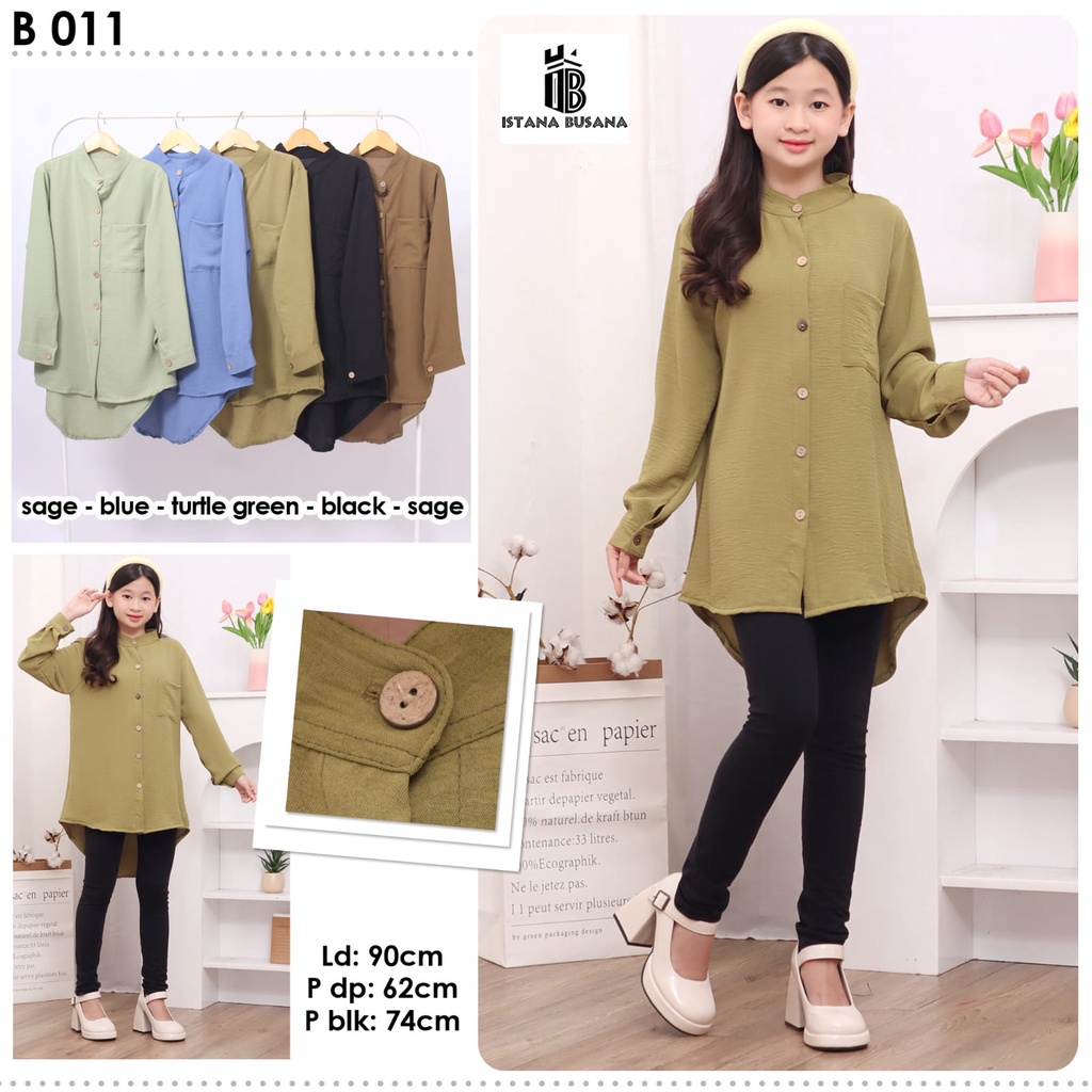 Blouse Vina Kids Blouse Anak Tanggung Perempuan Atasan Anak Tanggung Perempuan Ak