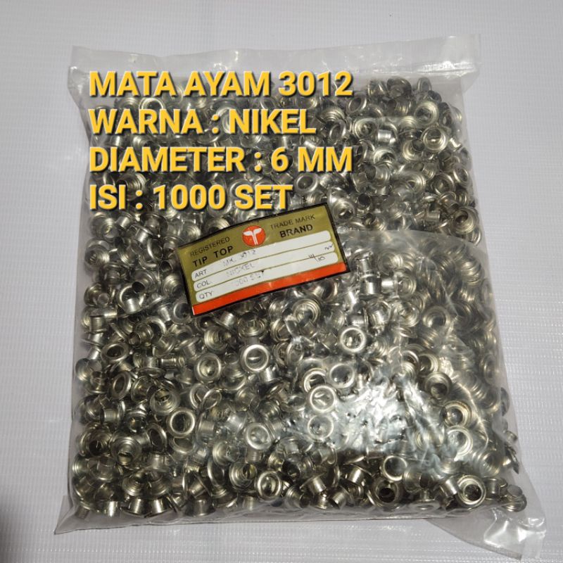 MATA AYAM 3012 / MATA AYAM 6 MM NIKEL