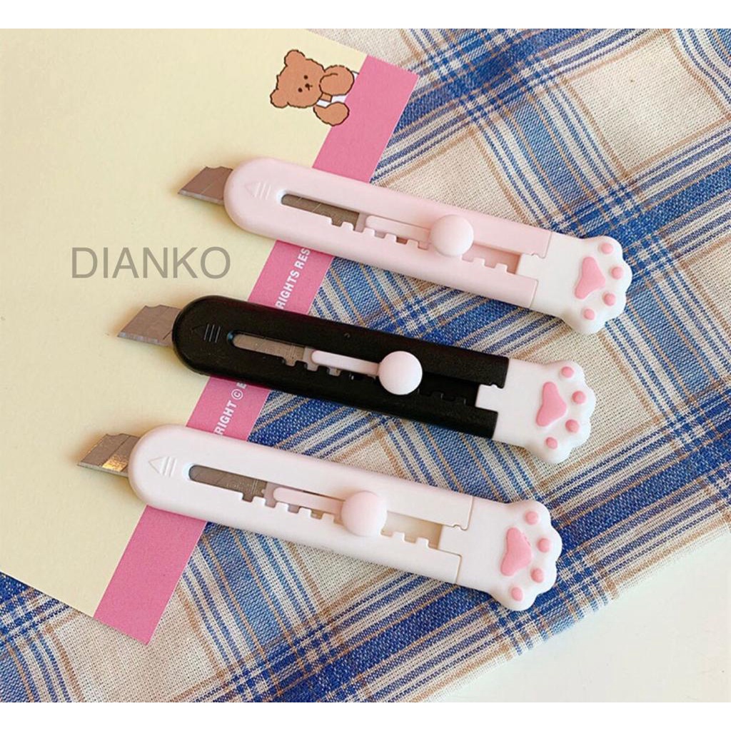 Cutter Mini Lucu Cloud Shape Cutter Kecil Cutter Panjang Mini Karakter Cat