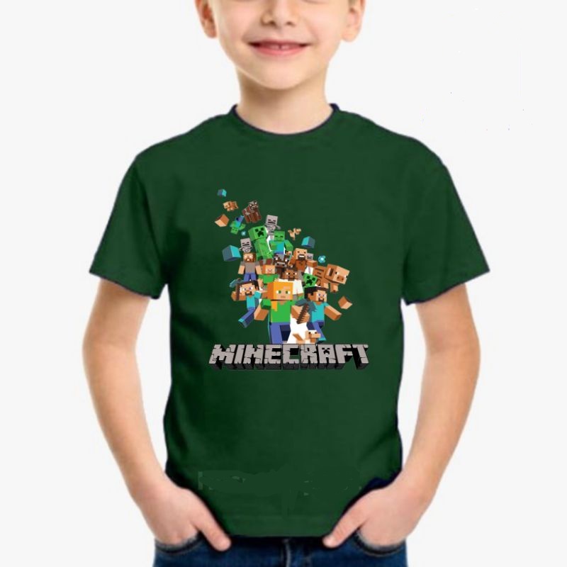 BAJU ANAK KAOS ANAK MINECRAFT GLO 232