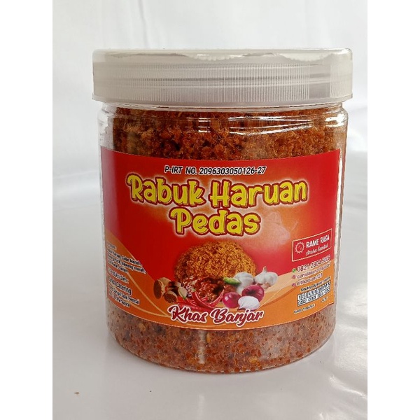 

Rame Rasa Rabuk Haruan / Abon Ikan Gabus Pedas 220g