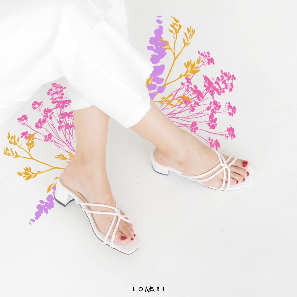 RAYA SERIES LOMARI 5CM - Sandal Heels Wanita